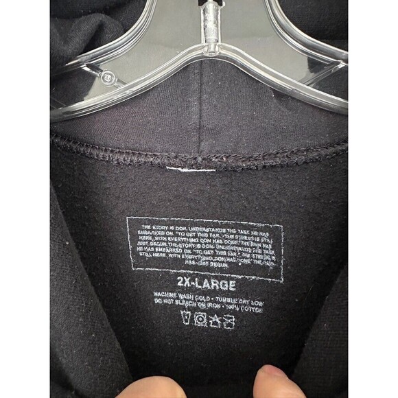 Life Of A Don Tour Don Toliver 2021 Hoodie Black Oversized Concert Men's 2XL XXL - Picture 5 of 7